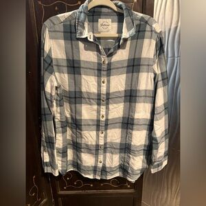 Jachs Navy and White Checkered Shirt